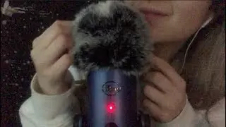 Snow Storm & Fluffy Mic Brushing ASMR // No Talking