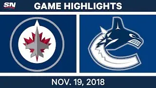 NHL Highlights | Jets vs. Canucks &ndash; Nov. 19, 2018