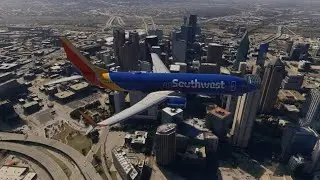PMDG Southwest Boeing 737-8H4 Louis Armstrong New Orleans International Airport to Dallas Love Field