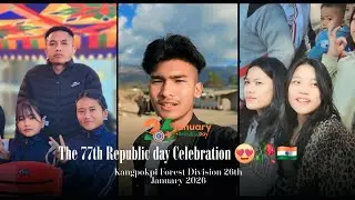 The 77th Republic day Celebration 🇮🇳 || Forest Division 26th January 2026 #Mini vlog😍📹.