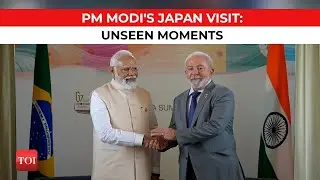 PM Narendra Modi's Japan visit: Unseen moments of G7 Summit, Quad meeting and more