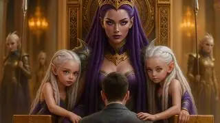 Her guards aimed at me&mdash;then the alien queen saw her daughters behind me and froze.! | HFY | SciFi