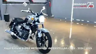 ROYAL ENFIELD SUPER METEOR 650 INTERSTELLAR GREY 2024 2025