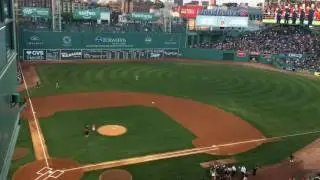 Aly Raisman throws out first pitch for Red Sox