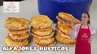 ALFAJORES rústicos, SUPER FÁCILES, riquísimos y con pocos ingredientes!