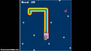 High Score on Nyan Snake-Cat Hybrid