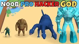 NOOB vs PRO vs HACKER vs GOD in Merge Monster - Monster Fusion Part 2