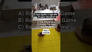 Prof, voc&ecirc; sabe o que significa  RPG?