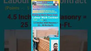 #Building Contract Item Rate ll #House Contract Item Rate ll #Makan Ka Theka Item Rate ll