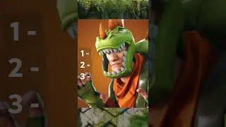 Rank These Fortnite Dinosaur Skins But You Can't Change! #shorts