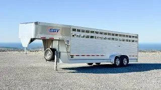 The Best Aluminum Livestock Trailer - EBY Maverick GN24