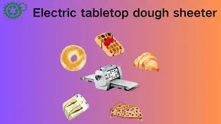 Electric tabletop dough sheeter croissantdanish pastrypuff pastry sheet millefeuille palmier machine