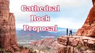 Cathedral Rock Proposal.  Located in Sedona Arizona.  #surpriseproposal #cathedralrocksedona #elope 
