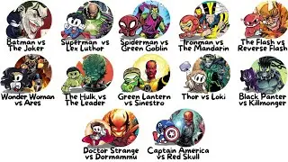 Every Superhero Rivalry Explained in 12 Minutes