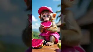 NO WAY! Monkey Devours Dragon Fruit Like It&rsquo;s His Last Meal in Bali! 😱🐒🍇