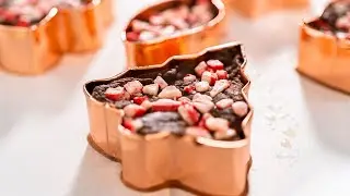 Christmas Cookie Cutter Peppermint Fudge