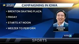 Weezer to perform at Andrew Yang rally in Des Moines