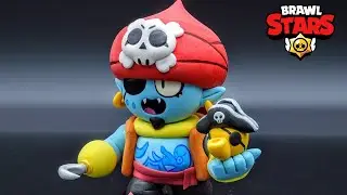 Making Brawl Stars Pirate Gene Clay Art (clay Tutorial)