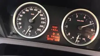 BMW E63 645 stock 100-260kmh acceleration and Top speed