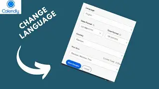 how to change calendly language