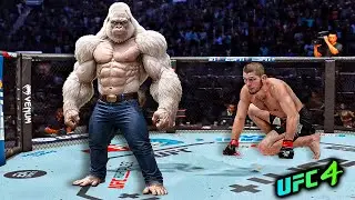 Khabib Nurmagomedov vs. Asparagus Blond (EA sports UFC 4)