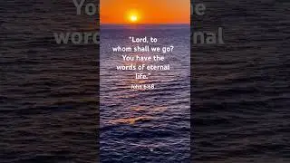 Jesus.  He has the words of eternal life.  Be blessed my friends.