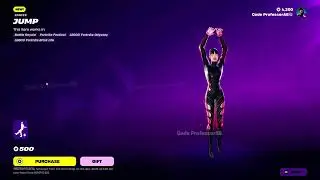 *New* Fortnite Jump Emote With Lisa Skin 🍑😜 뛰어 Blackpink Song 😍 Kpop Collab 😱🔥