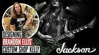 Jackson Brandon Ellis' 27-Fret Kelly Custom Shop Guitar with Master Builder 