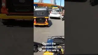 Riding in mumbai roads is a mess #mumbai #thane #dominar250