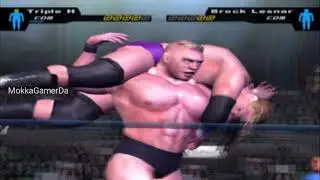 Triple H Vs Brock Lesnar match gameplay । MokkaGamerDa । Triple H,  Brock Lesnar । Smakdown Pain
