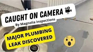Major Plumbing Leak Found In Kitchen during Home Inspection in Madison, MS