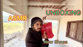 Asmr  unboxing my new shoes