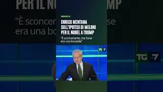 Mentana sull'ipotesi del Nobel a Trump ipotizzato da Meloni: 