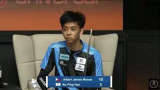 LIVE 🔴 SEMI FINALS 🇵🇭AJ MANAS 🆚 KO PING HAN 🇹🇼