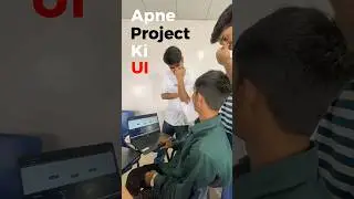 Apne project ki UI aise banaoge toh pakka hackathon jeetoge! 🤩 #hackathon #ui #minivlog #coding