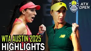 Jessica Pegula vs McCartney Kessler Final Highlights | Austin 2025