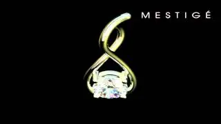 Mestige Crystal Teardrop Necklace