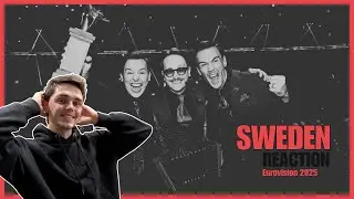 KAJ - BARA BADA BASTU | 🇸🇪 SWEDEN | EUROVISION 2025 (REACTION)