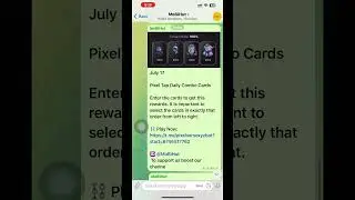 Pixel Tap Combo Card 17 july | pixelTap by pixelverse 17 july combo cards