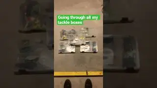Going Through All My Tackle Boxes.