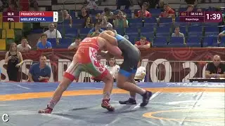 Repechage GR - 63 kg: I. PRAKOPCHYK (BLR) df. A. MIELEWCZYK (POL) by VPO, 2-0