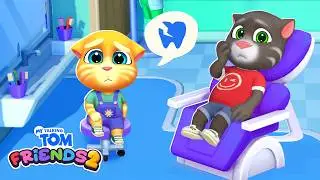 Ginger's Terrible Toothache 🦷💥 My Talking Tom Friends 2 Game Stories