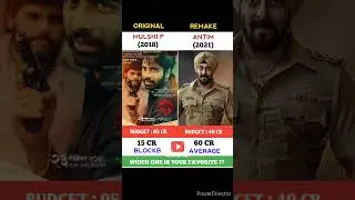 Mulshi Pattern Vs Antim Movie Comparison || Box Office Collection #shorts #antim