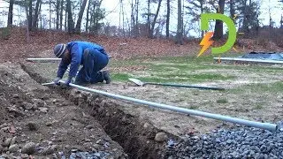 Protect Your Solar Wires by Burying in Trench