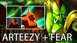 Arteezy The Warlord Carry Pro 9K + Fear Centaur 7.00 Dota2 RTZ Gameplay