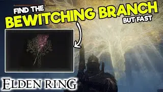 How to get the BEWITCHING BRANCH in Elden Ring - Exact Map Location - Find Rare Items Fast