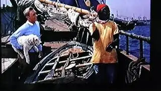 Finding the ship, Golden Fleece, scene; Tintin live-action film, 1961