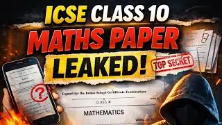 ICSE Class 10 Maths Paper Leaked! 2026 | ICSE Class 10 Board Exam 2026 | Maths ICSE Class 10