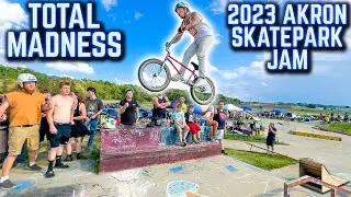 TOTAL MADNESS! - 2023 Akron Ohio Skatepark Jam Full Highlights