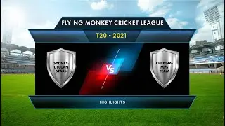 FMCL T20 E1 | Highlights | Sydney - Deccan Stars Vs Chennai - MPS Team | 14-Aug-2021 | Group - C